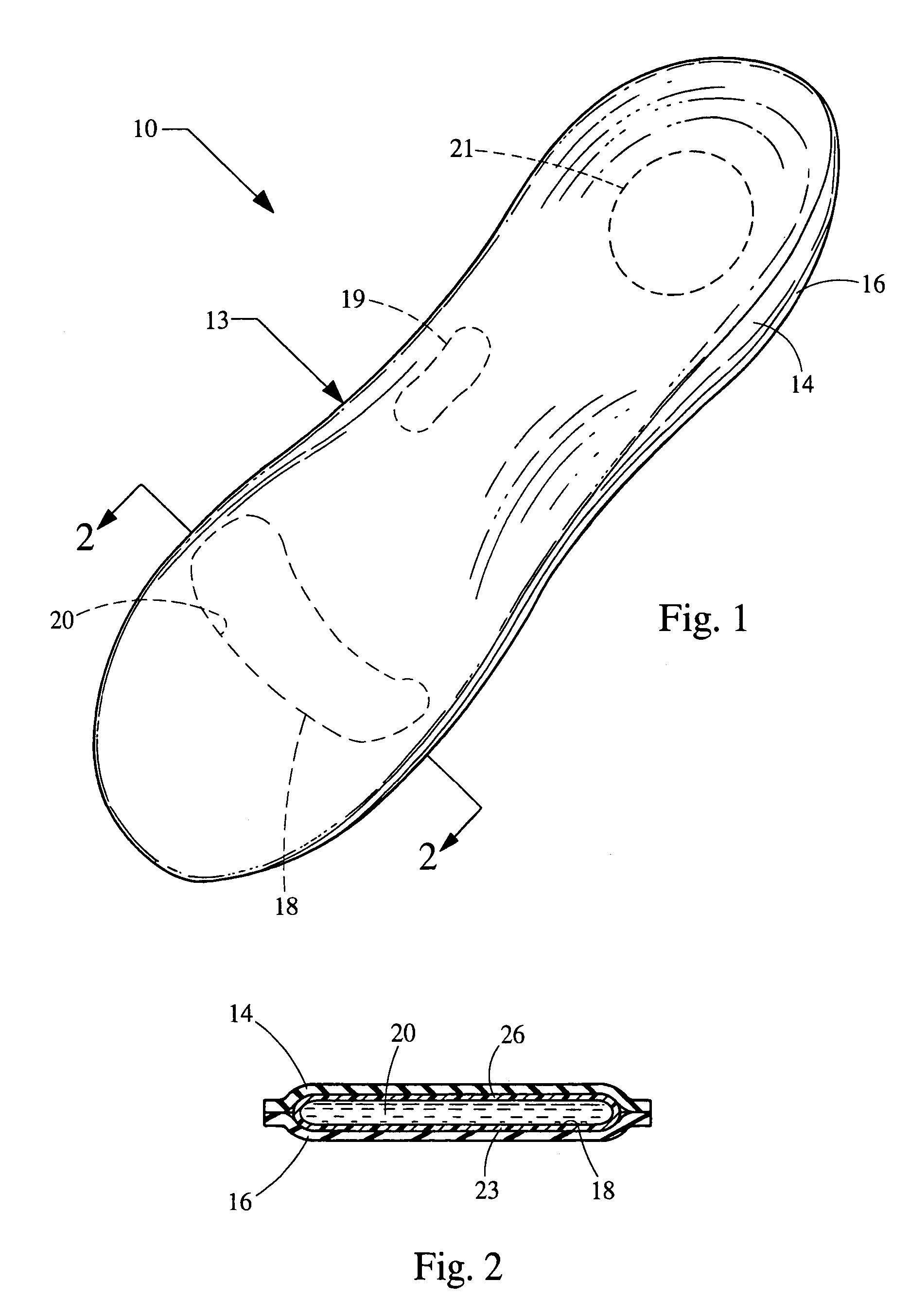 Orthopedic device for distributing pressure