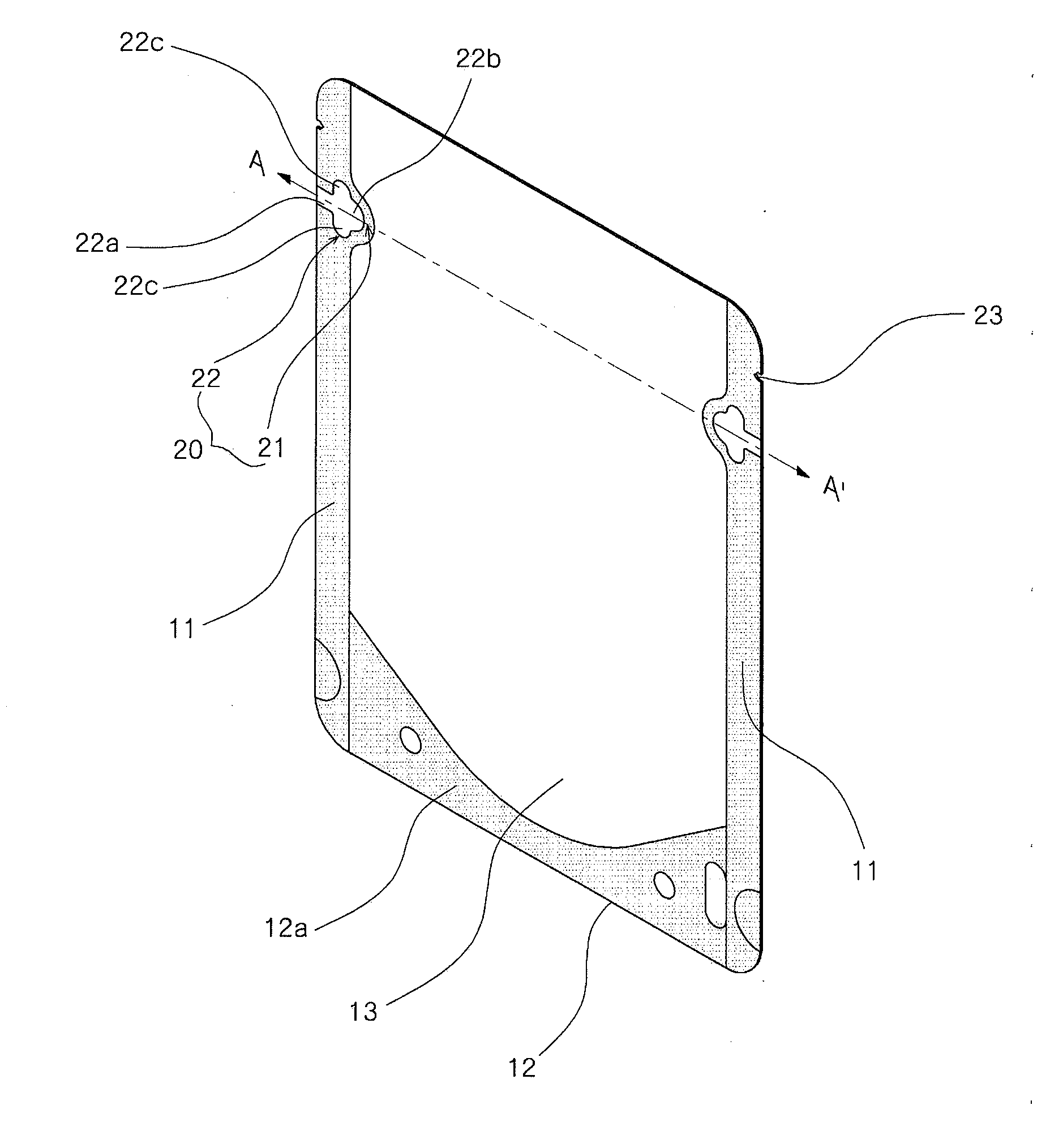 Pouch equipped with internal pressure discharge unit usable in microwave oven