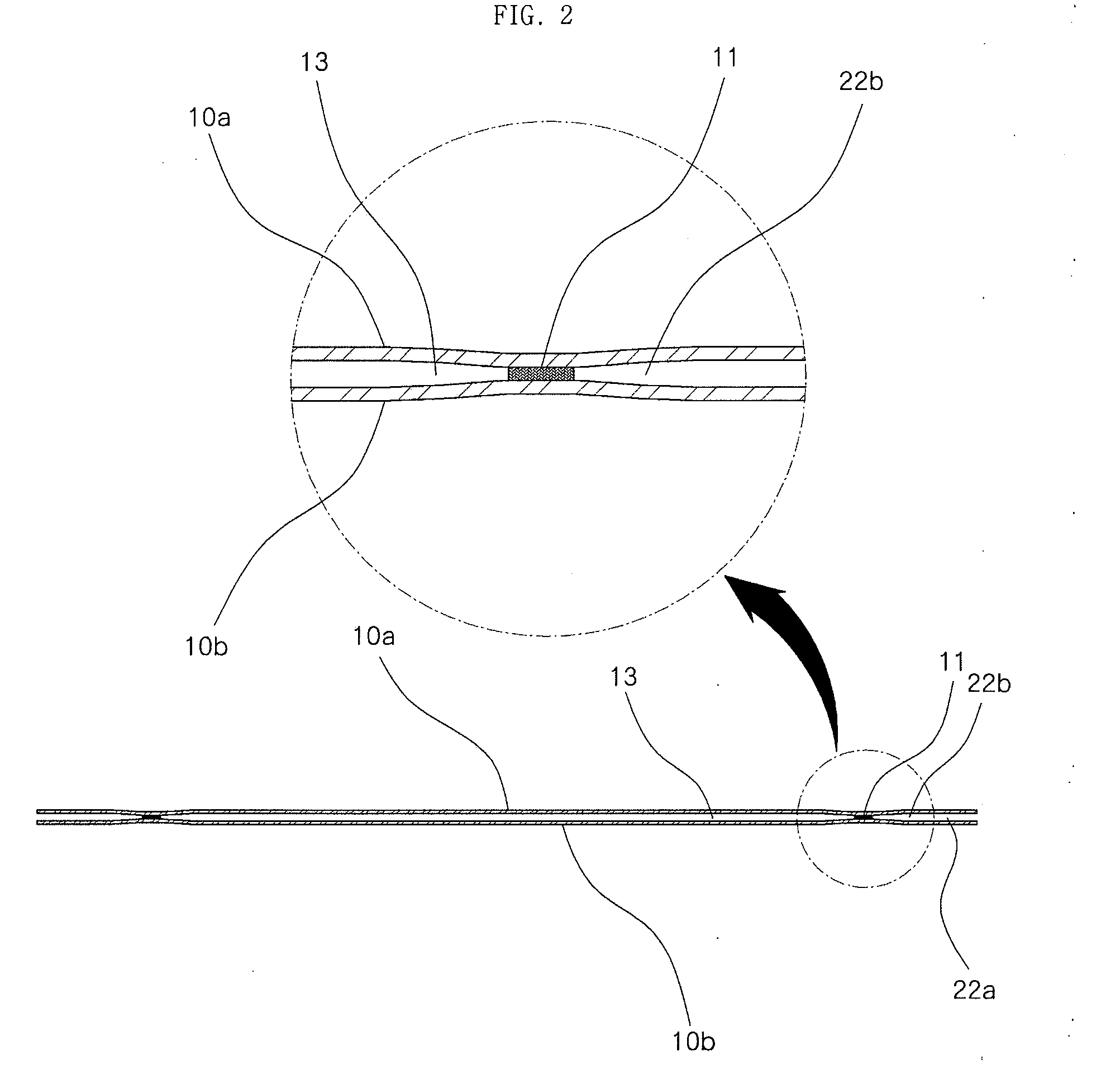 Pouch equipped with internal pressure discharge unit usable in microwave oven