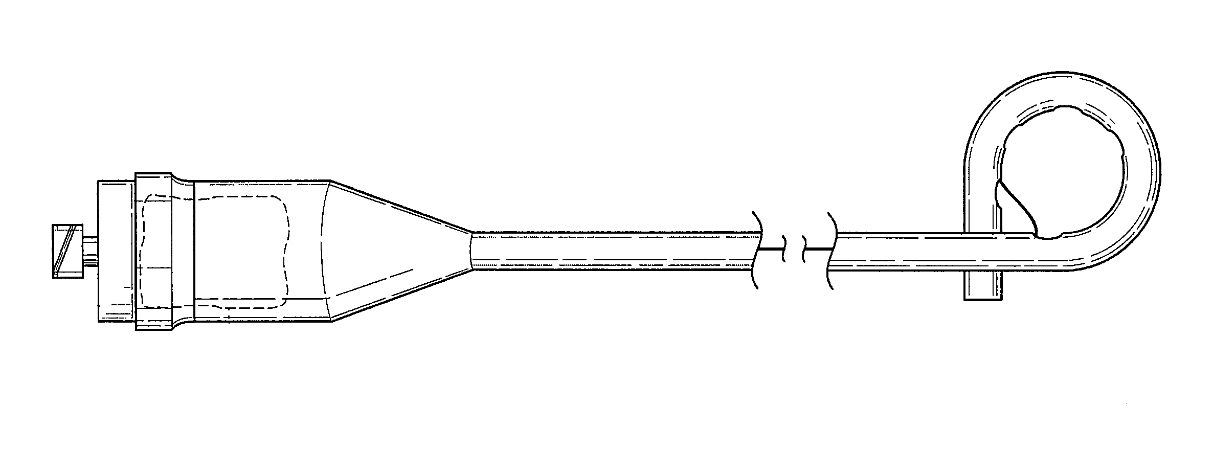 Suture winding for a drainage catheter