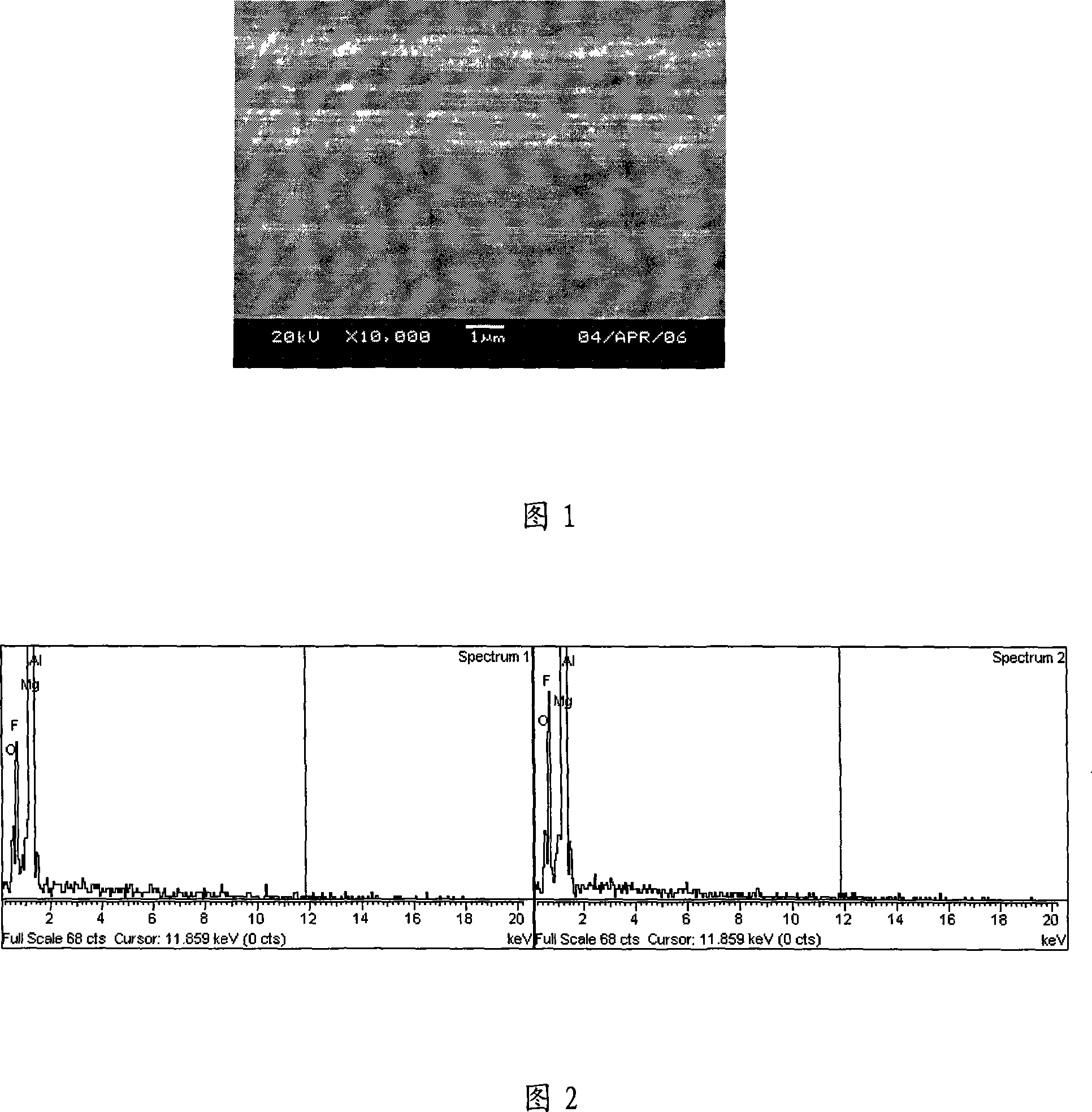 Surface treatment solution for magnesium alloy material and technique for processing magnesium alloy material surface