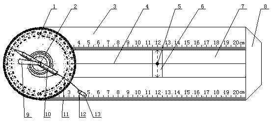 Vector slide rule set