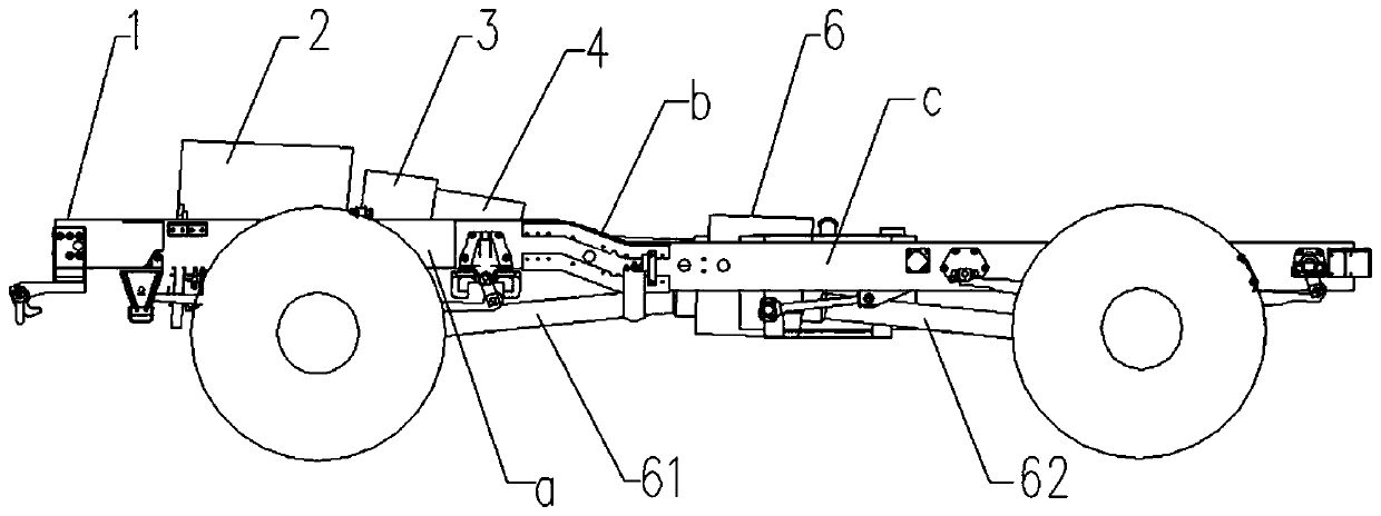 Wheeled armored vehicle chassis