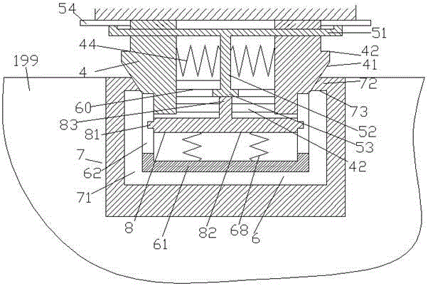 Installing and fixing device used for drainage pipe of building