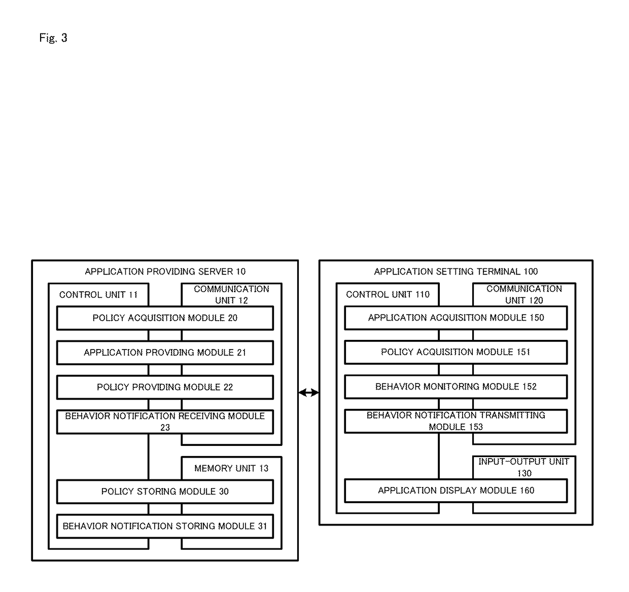 Application providing server, application setting terminal, application providing system, method of providing application, and program for application providing server