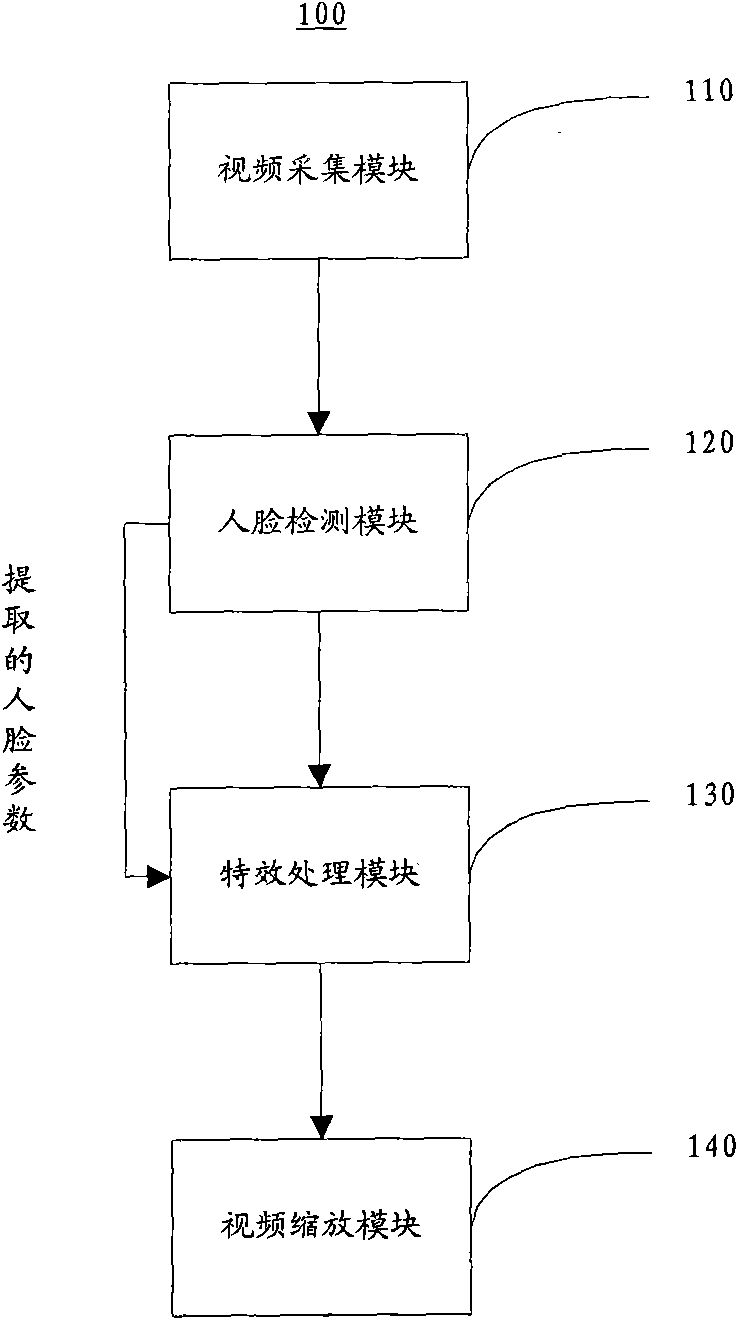 Video application system, video special effect processing system and method