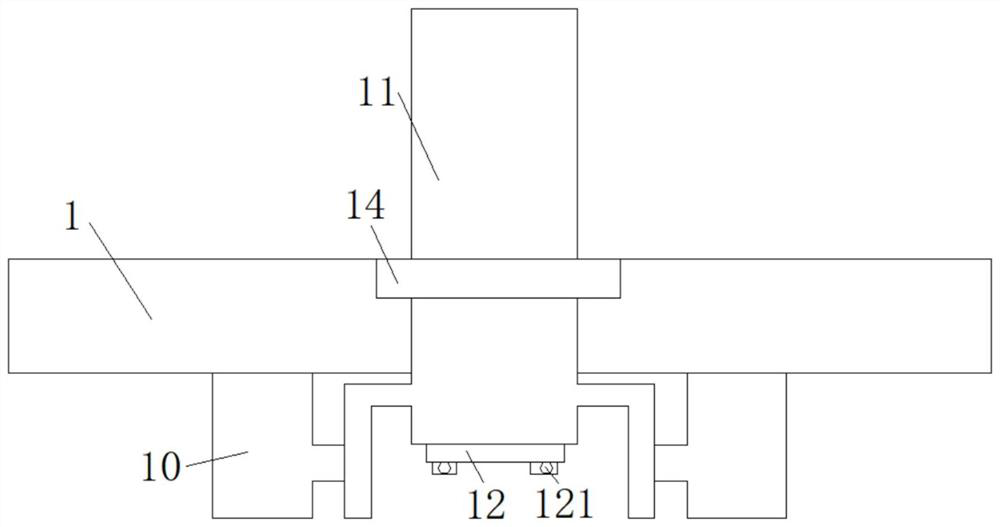 A kind of steering movement adjustment escalator for wall decoration construction