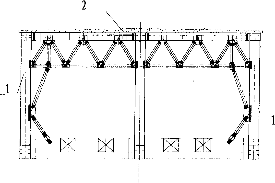 Novel steel braced girder composite structure