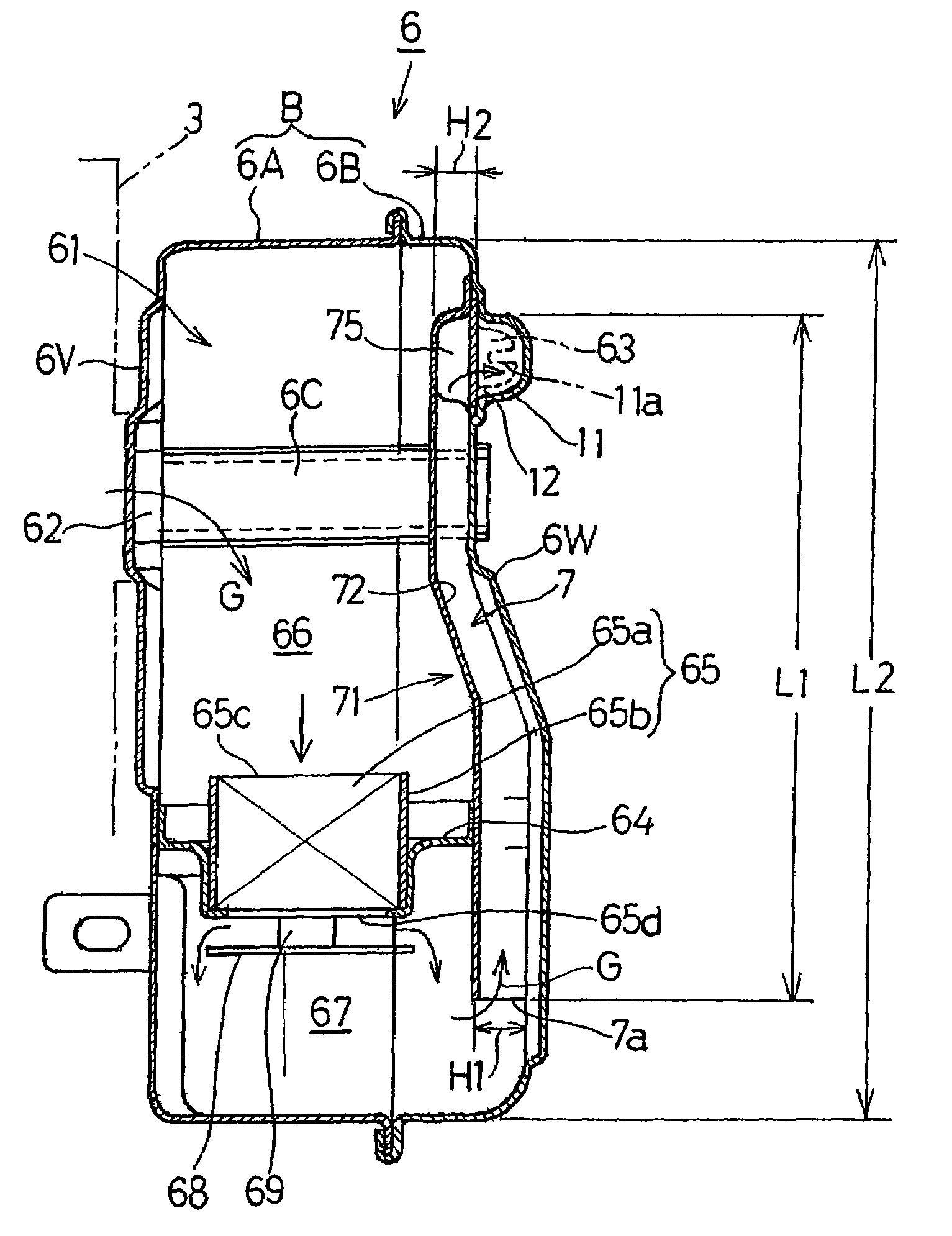 Muffler for compact combustion engines