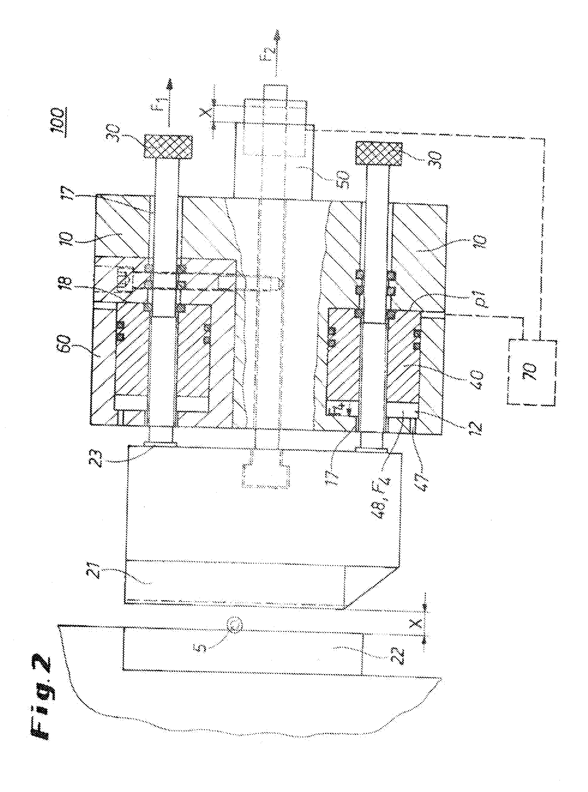 Method of and apparatus for positioning a tool