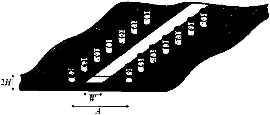 Dual-polarized broadband antenna device based on dielectric integrated coaxial line