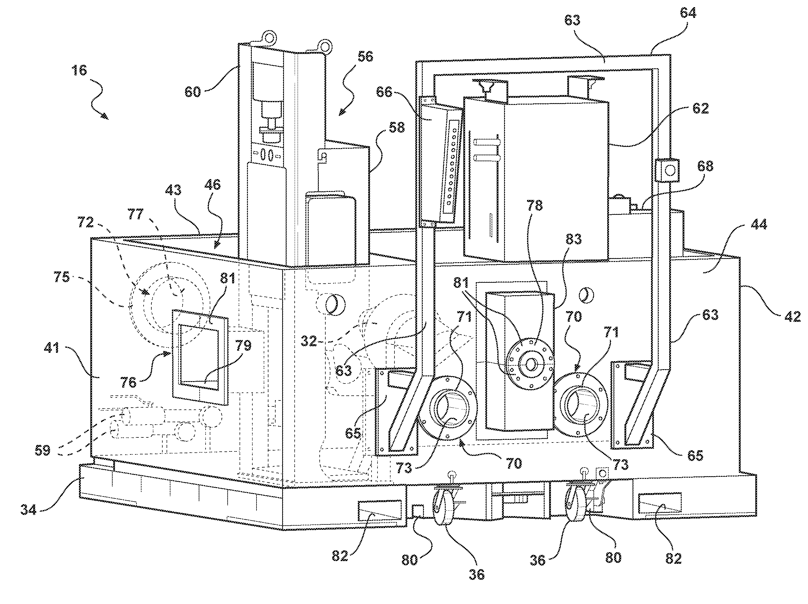 Environmental enclosure for vehicle property testing