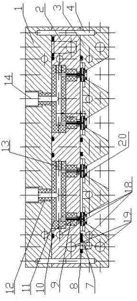 Assembled type spinneret plate with a plurality of spinning nozzles