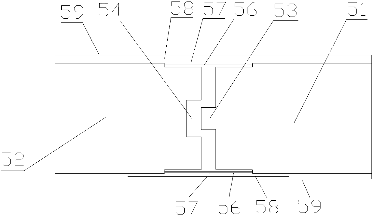 Multifunctional splicing partition wall and construction method thereof