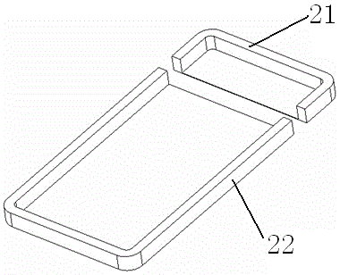 Metal outer frame antenna used for mobile terminal