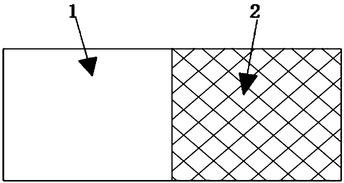 BOPP detachable and undetachable label and preparation process thereof