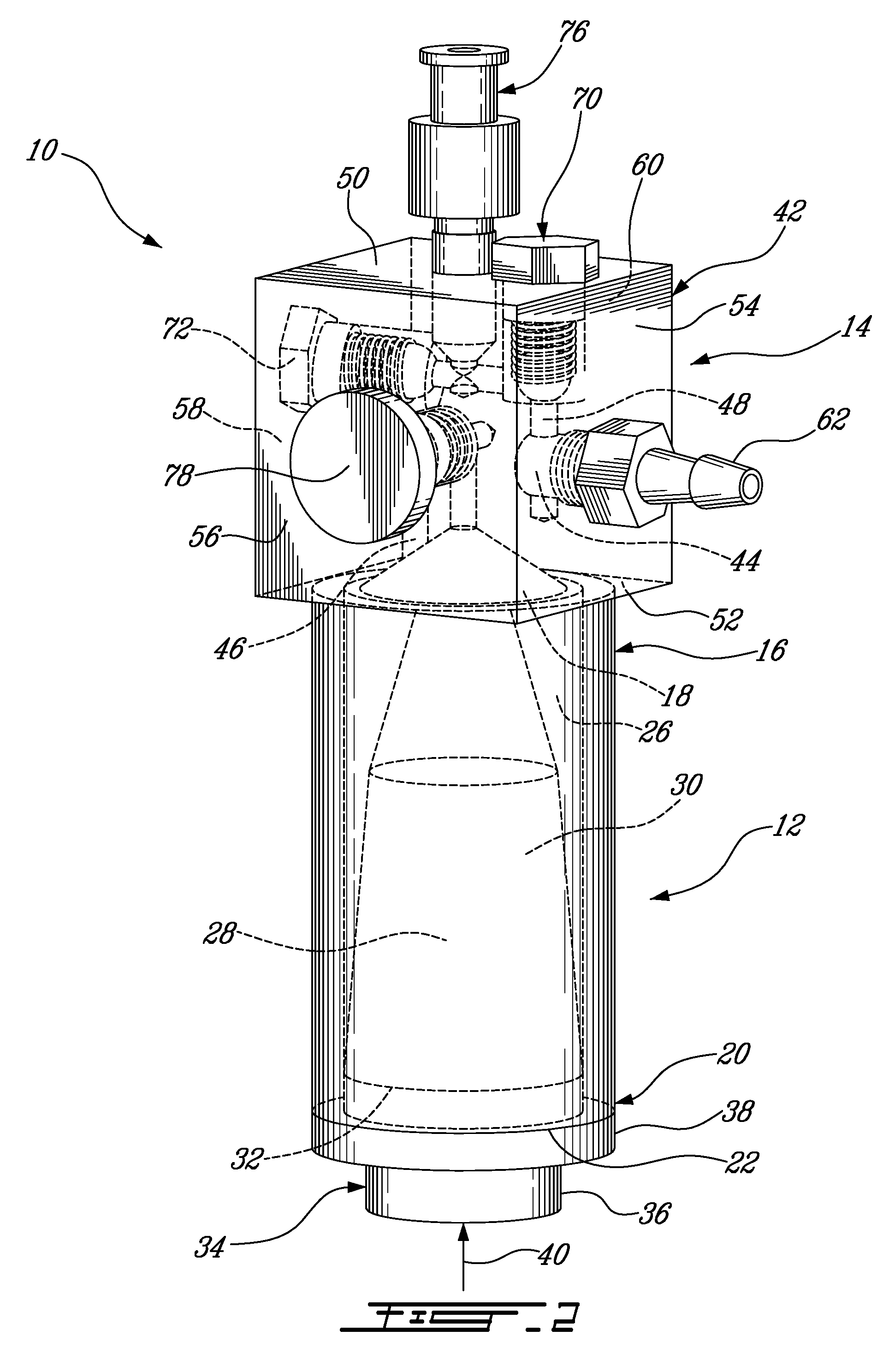 Device for injecting high viscosity material