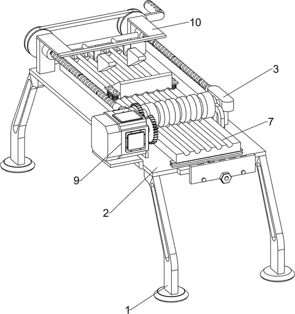 Device for bending air conditioner copper pipe of new energy automobile