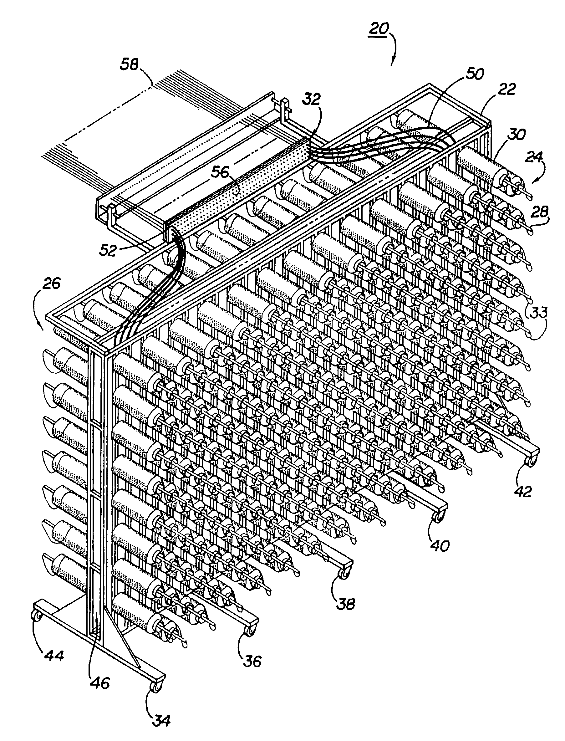 Compact creel