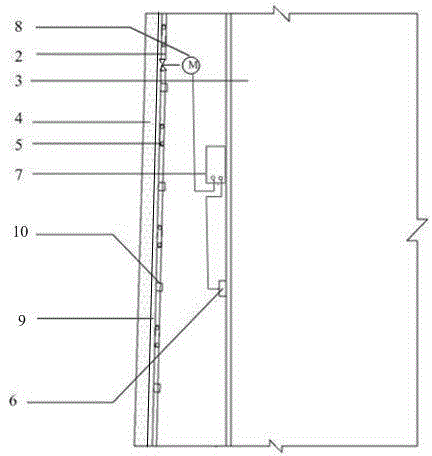 Device for preventing chimney rain and gypsum rain by heating inner cylinder wall of wet chimney through steam