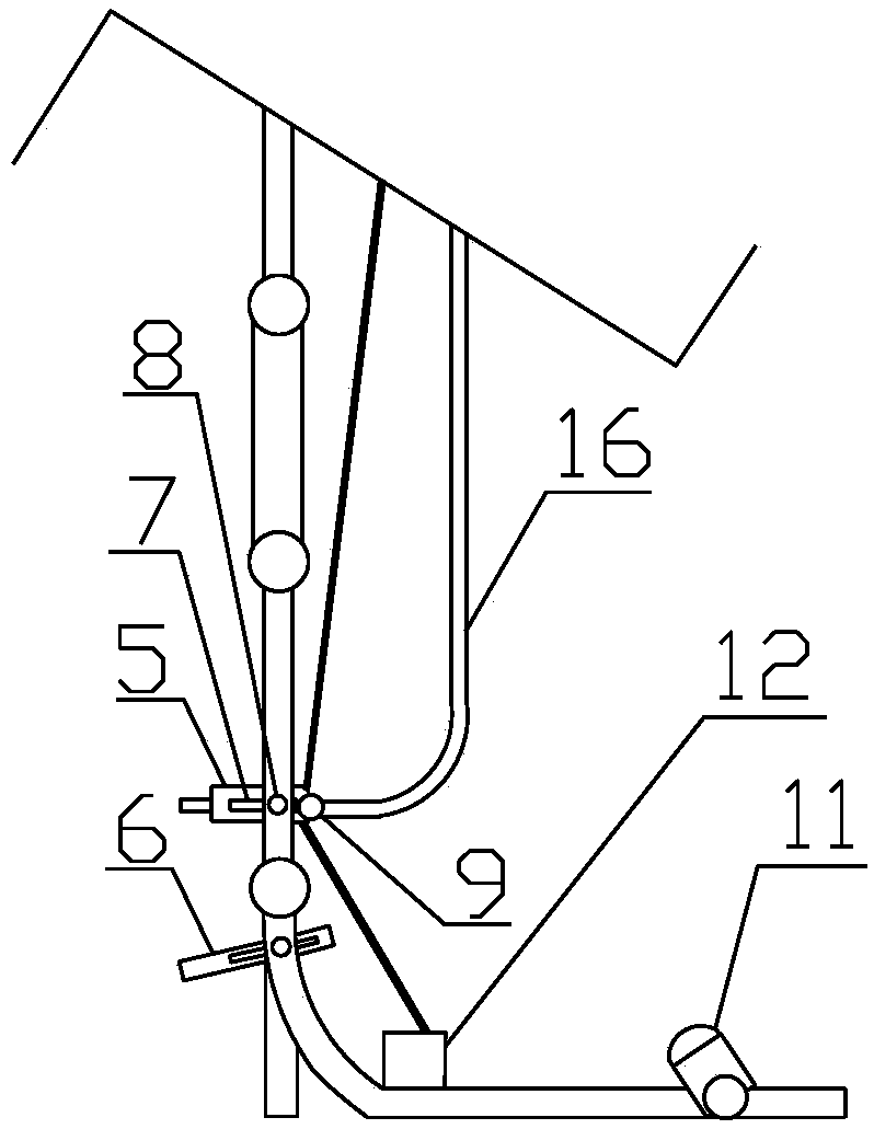 Glue spraying device and gluing method