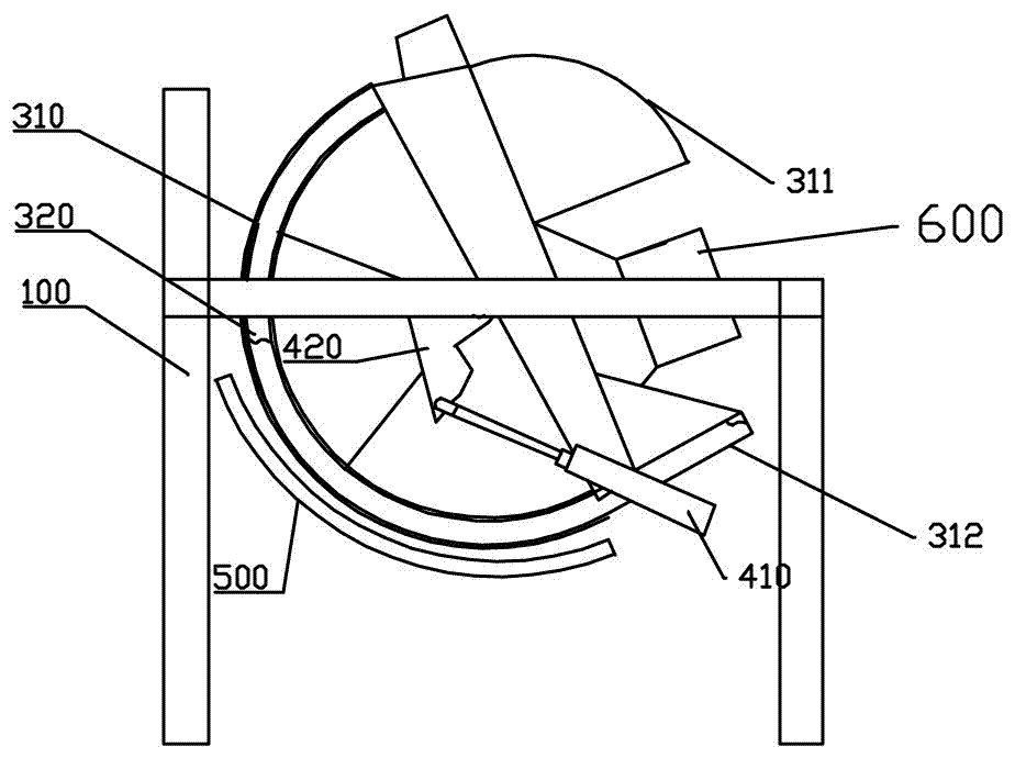 Stir-frying device of tea leaves