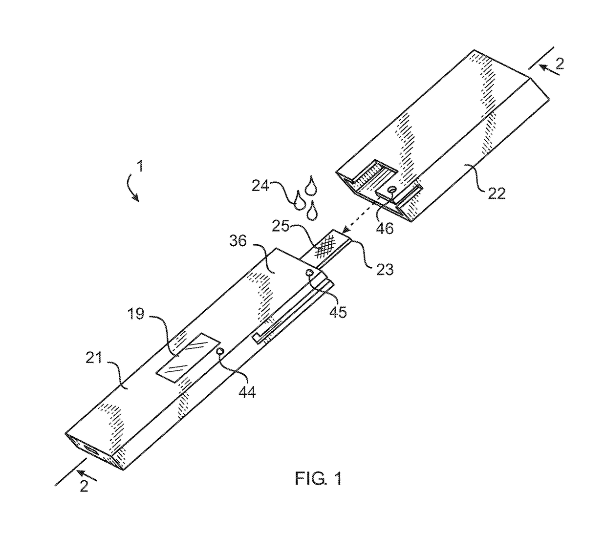 Rapid diagnostic test device by driven flow technology