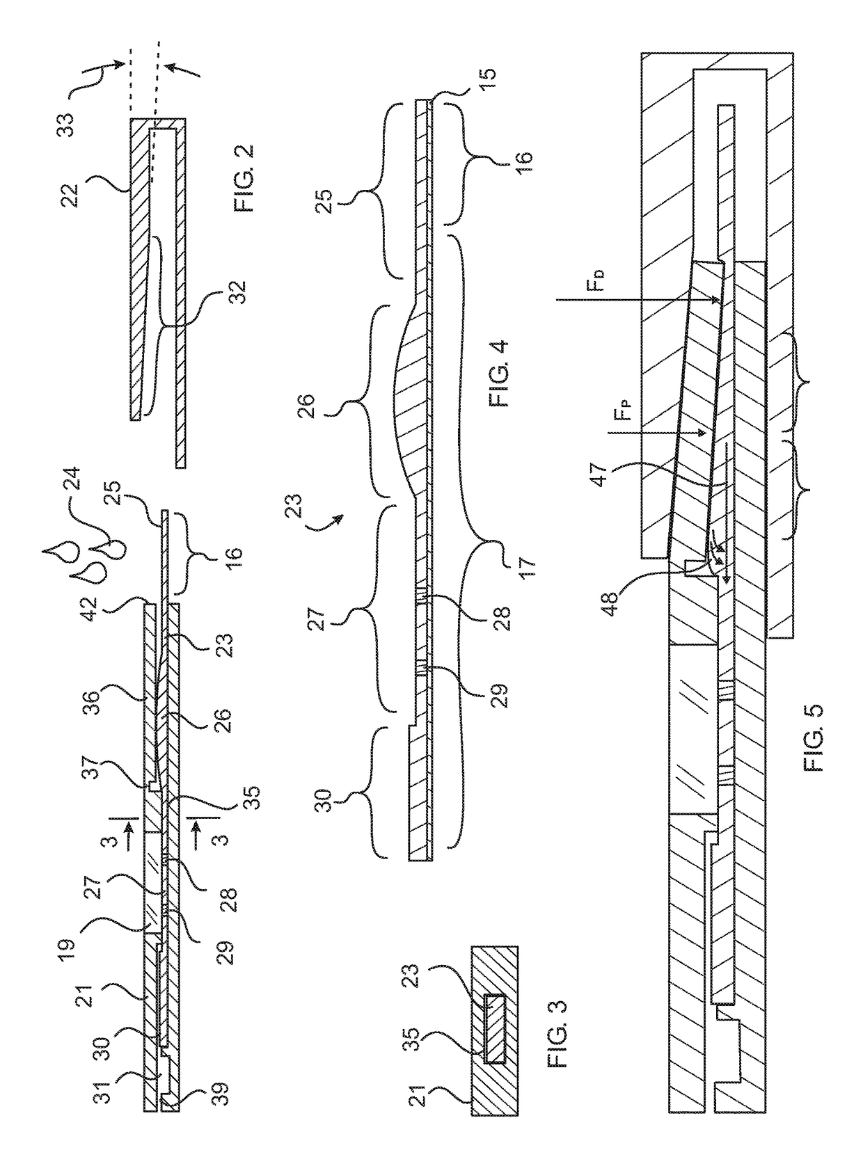 Rapid diagnostic test device by driven flow technology