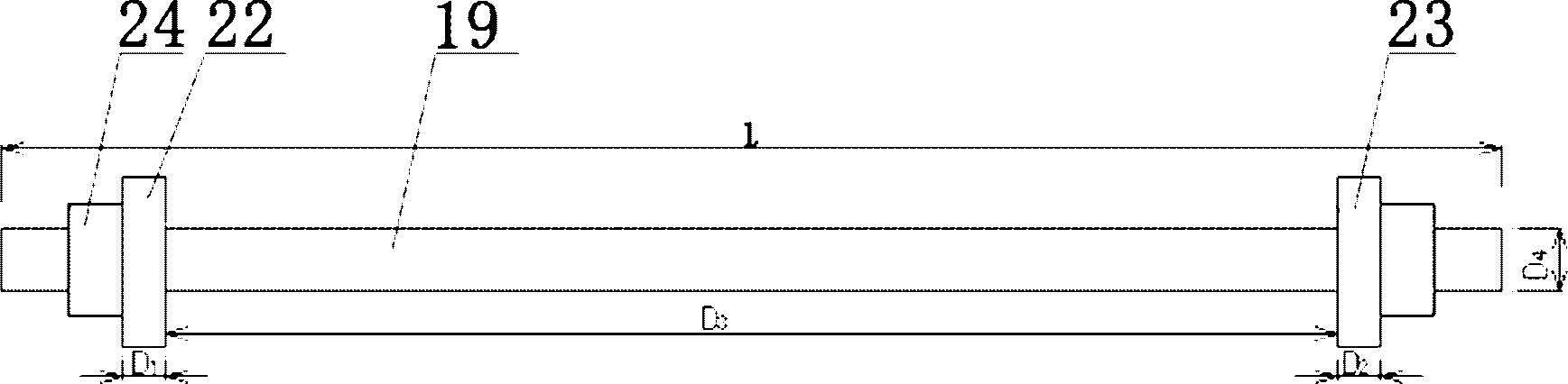 Effective stress level test device and method of vertical prestressed reinforcement