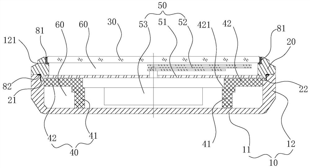 Waterproof watch and waterproof watch assembly method