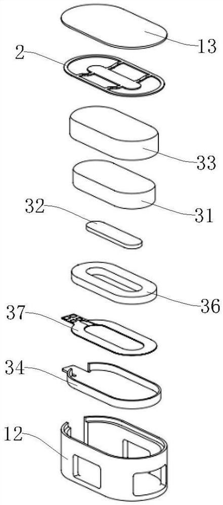 Bone conduction sound production device and wearable equipment