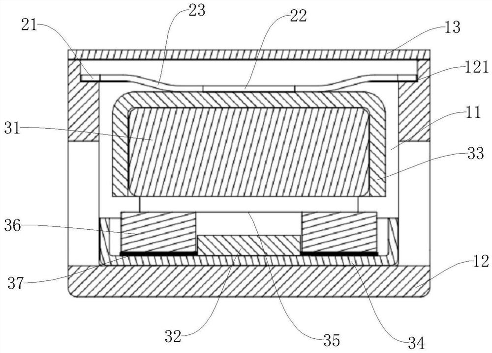 Bone conduction sound production device and wearable equipment