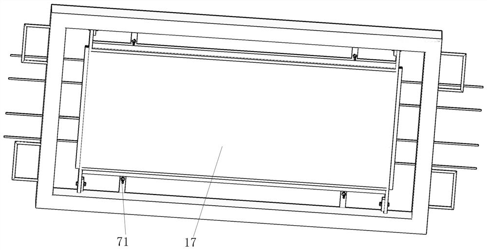 Prestressed concrete slab mold and manufacturing method thereof