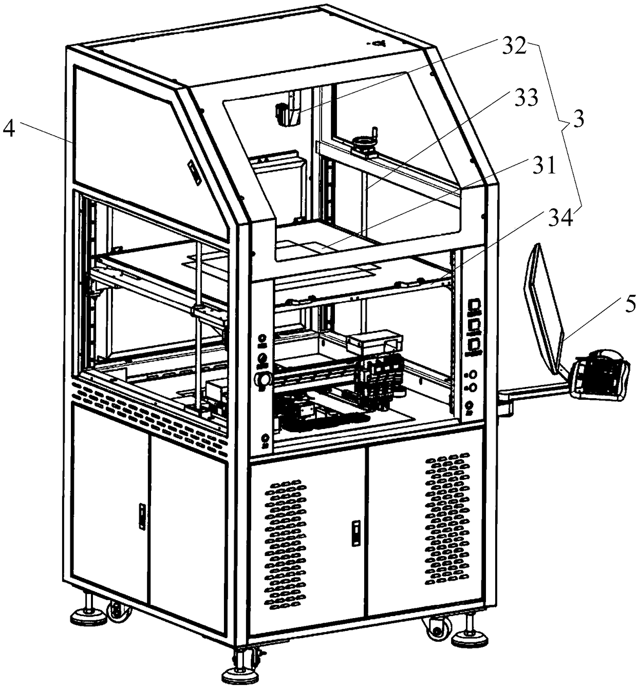 Single station semi-automatic AA equipment