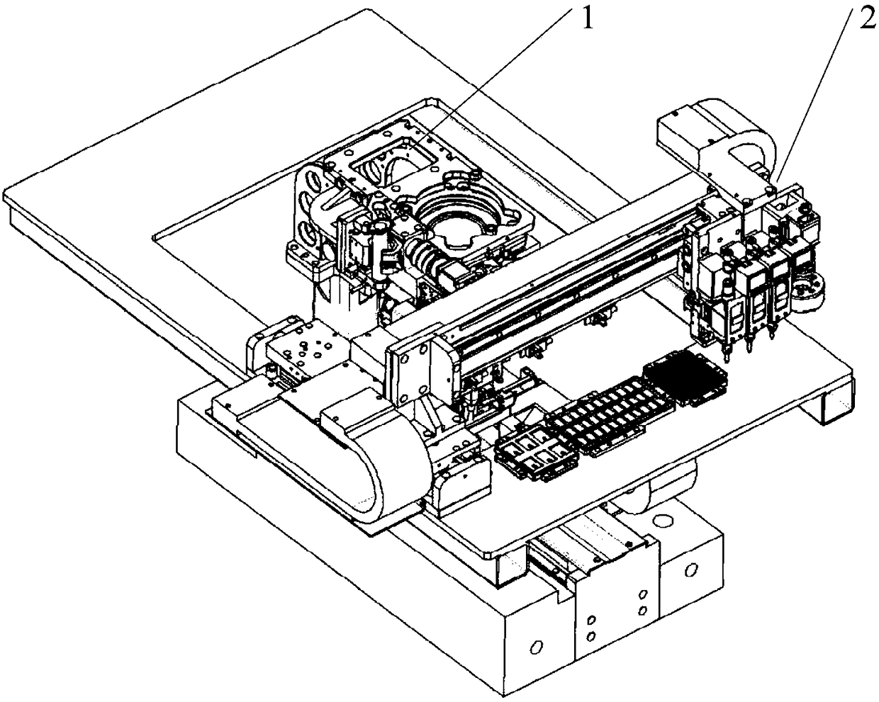 Single station semi-automatic AA equipment