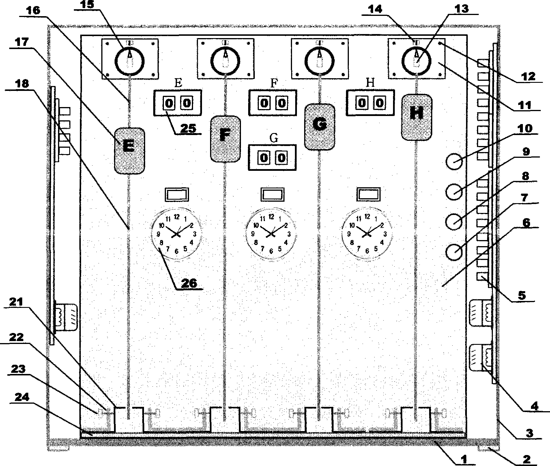 Pendulum and spring ram public earthquake alarm for city and town