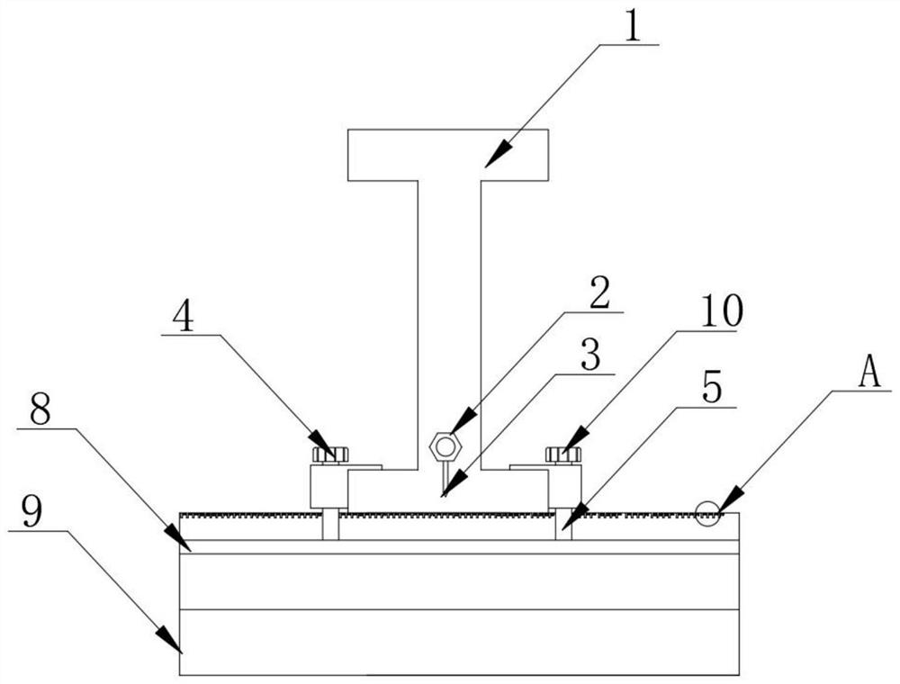 Elastic fastener capable of accurately adjusting rail gauge of steel rail