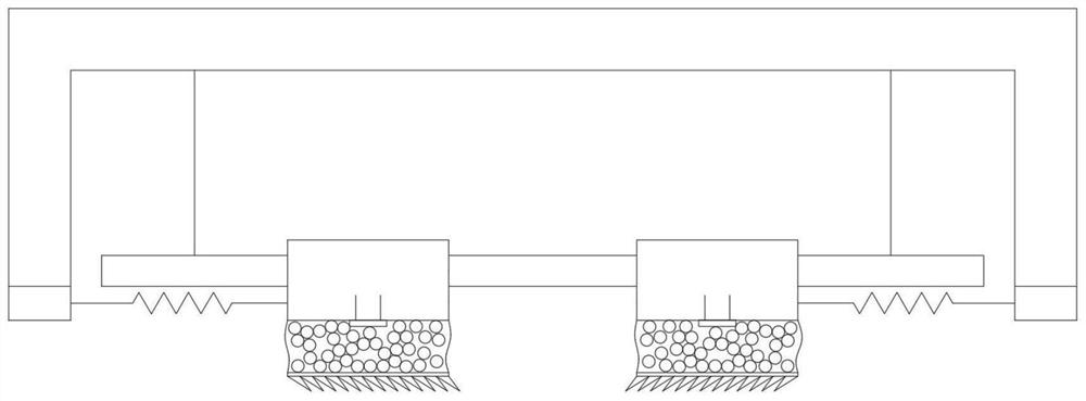 Variable-stiffness end effector based on wedge-shaped bristle bundles