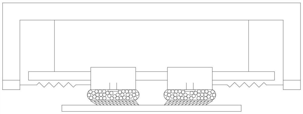 Variable-stiffness end effector based on wedge-shaped bristle bundles