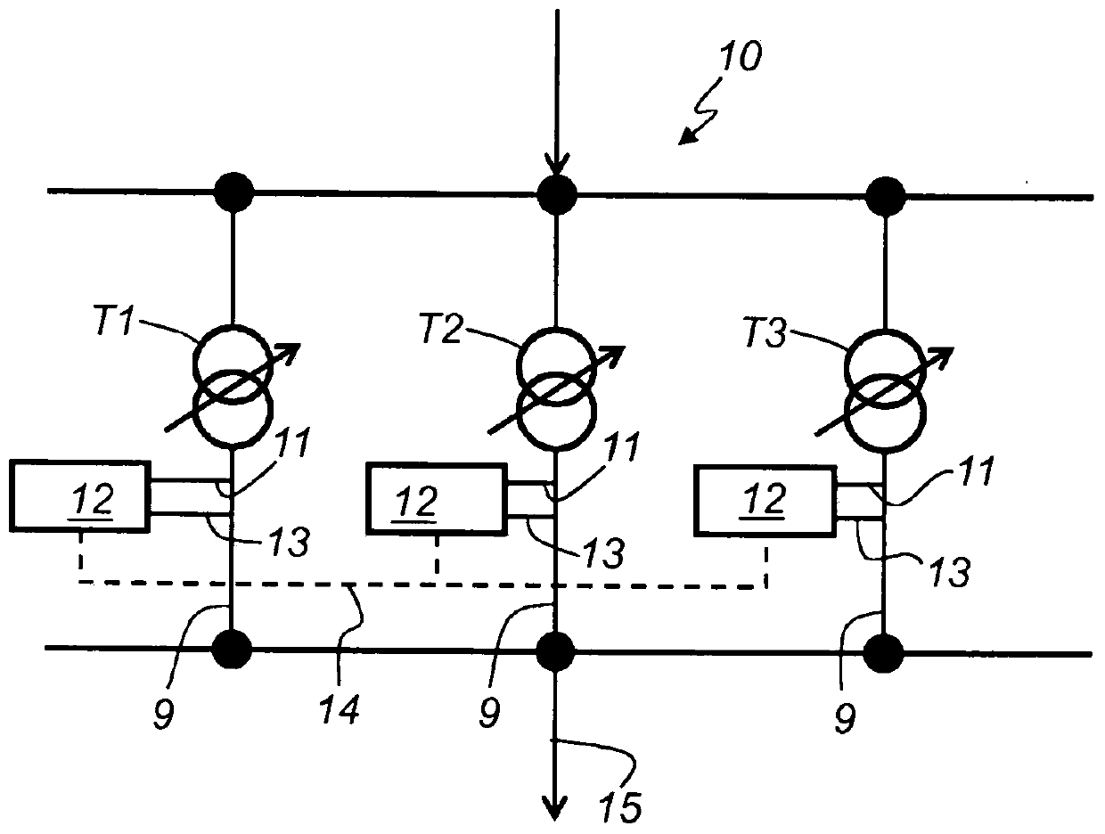 Method for selective parallel operation of measuring/control devices