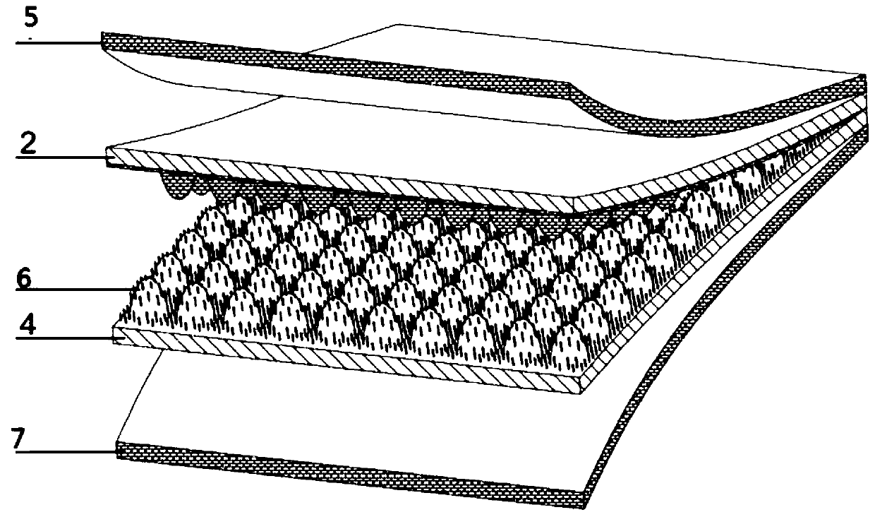 Bionic flexible force sensor and preparation method thereof