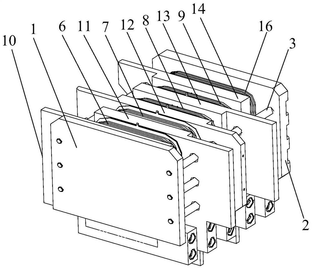 IGBT press-fitting structure