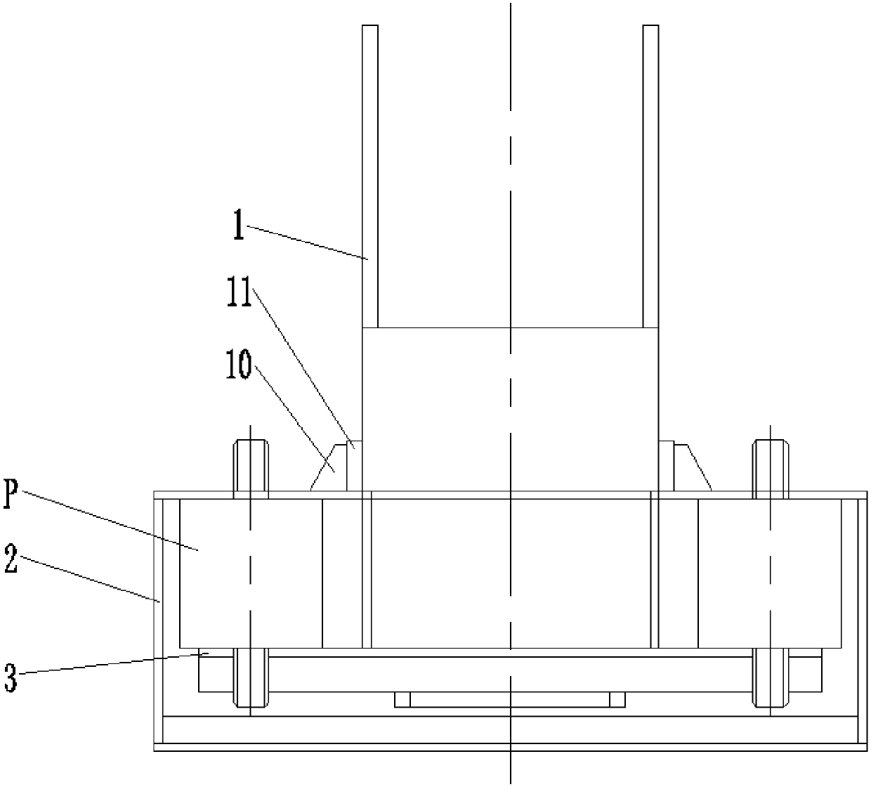 Agricultural quadricycle shock absorber