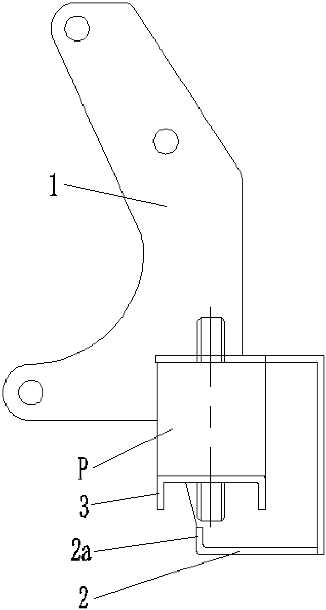 Agricultural quadricycle shock absorber