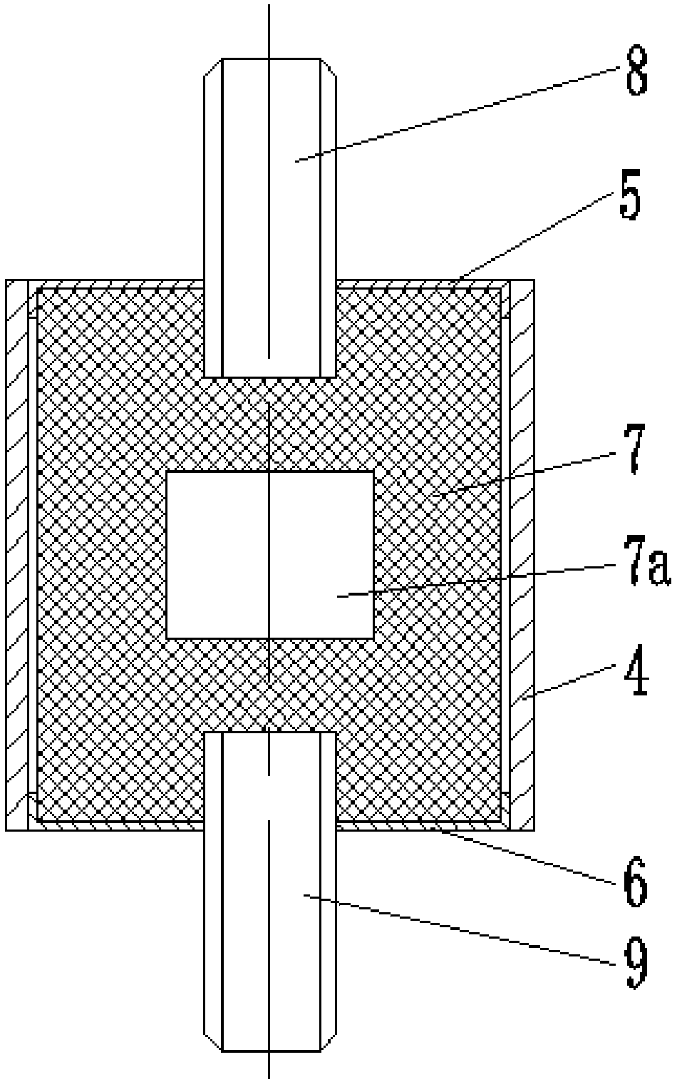 Agricultural quadricycle shock absorber