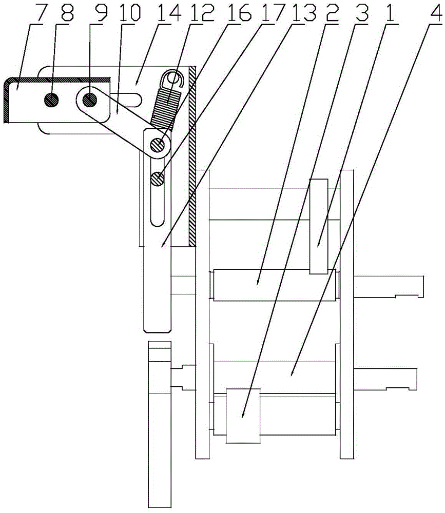 Manual button device of operating mechanism and operating method thereof