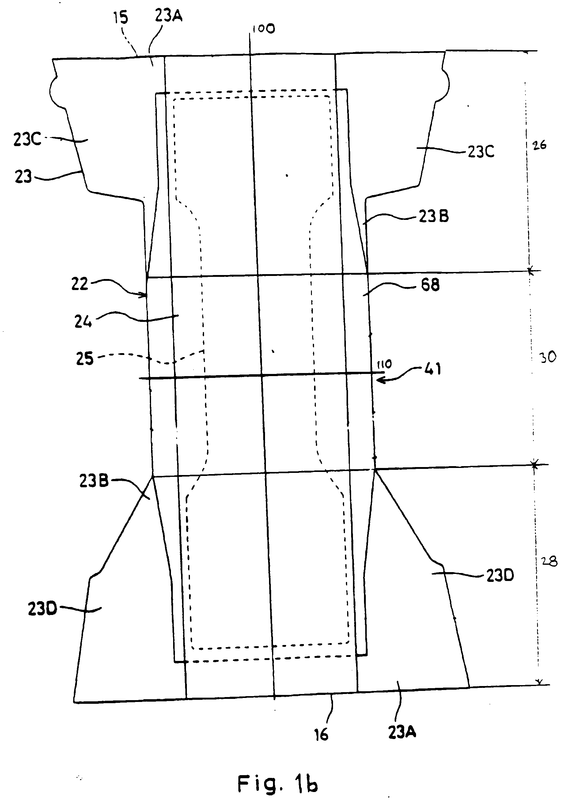 Absorbent article with handle