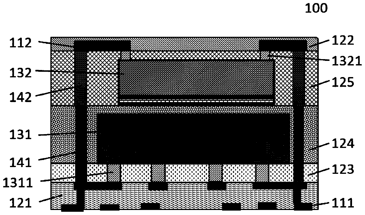 Stacked packaging structure and preparation method thereof