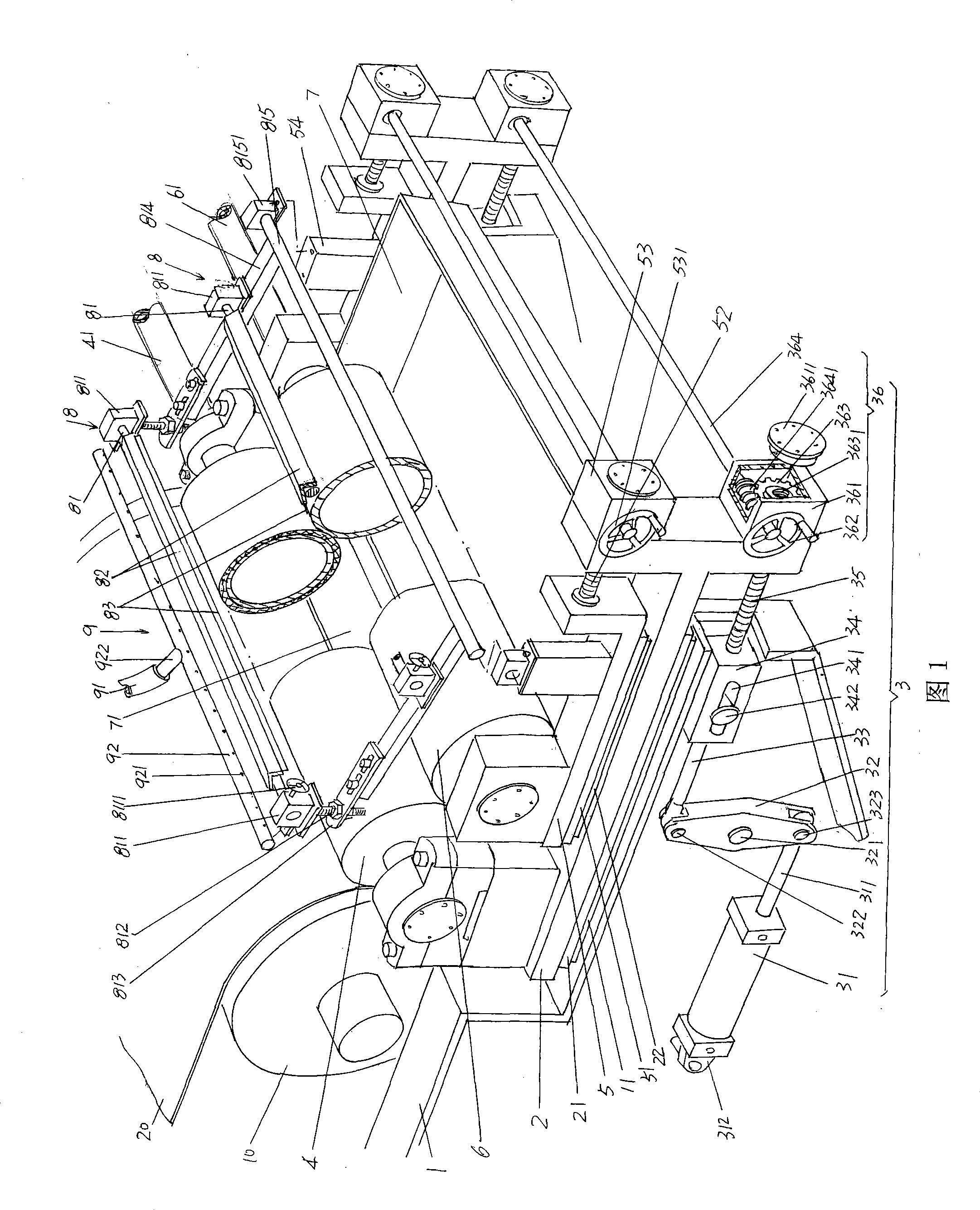 Method for processing steel plate with colorful coating layer and transfer device used by the method