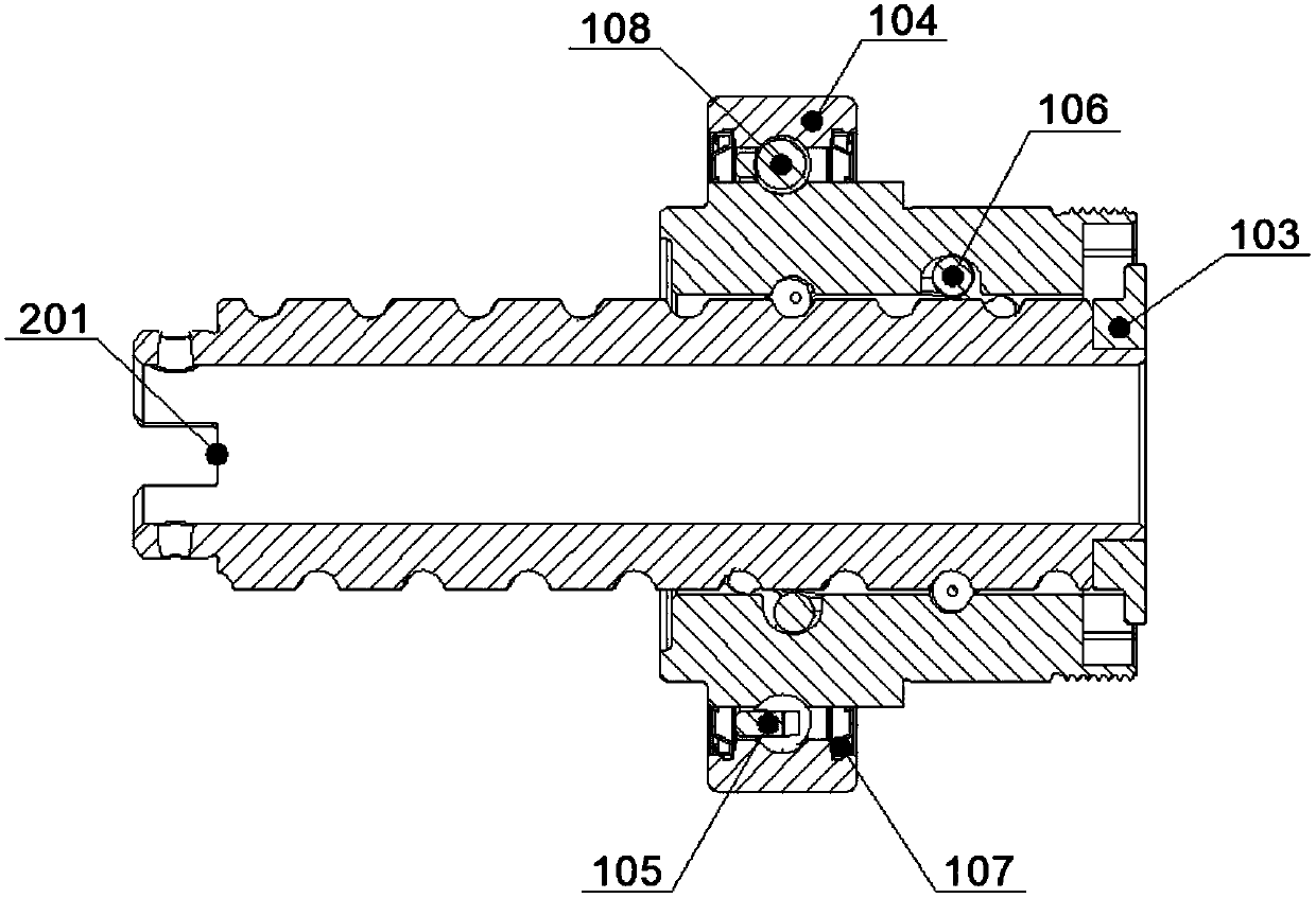 Miniature ball screw integrated bearing assembly